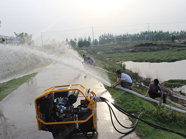 hydraulic trash pump