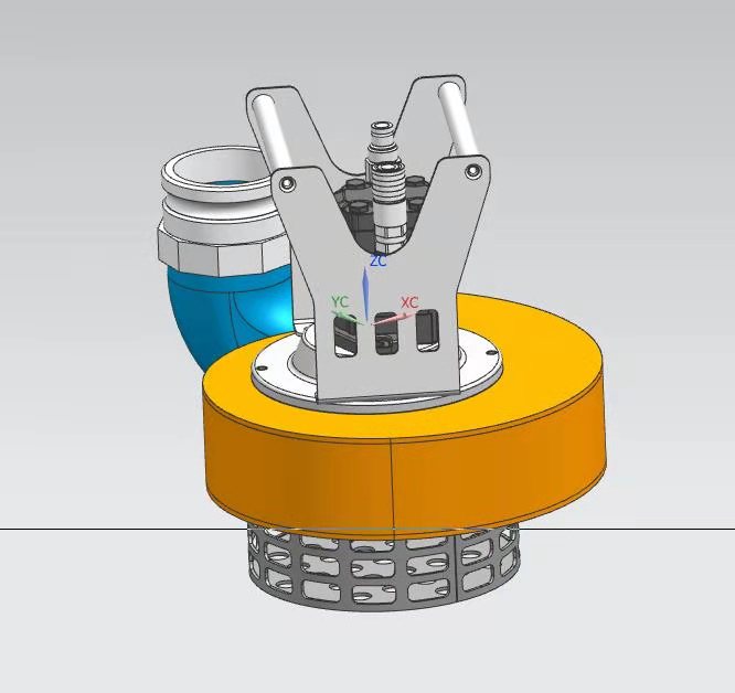 Hydraulic submersible trash pump
