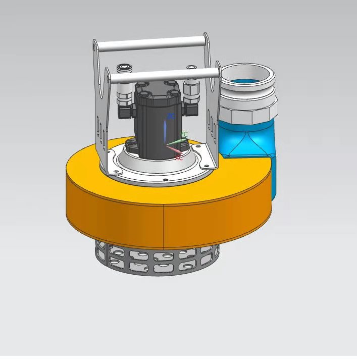 Hydraulic trash pump