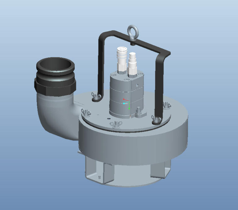 hydraulic trash pump