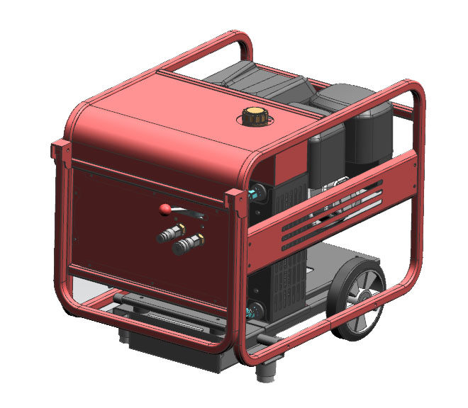 13 HP hydraulic power pack gasoline driven