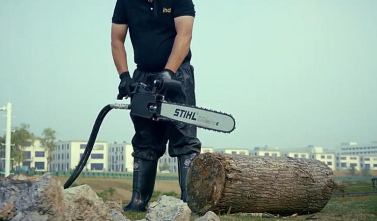 Hydraulic Chain Saw for Wood Processor