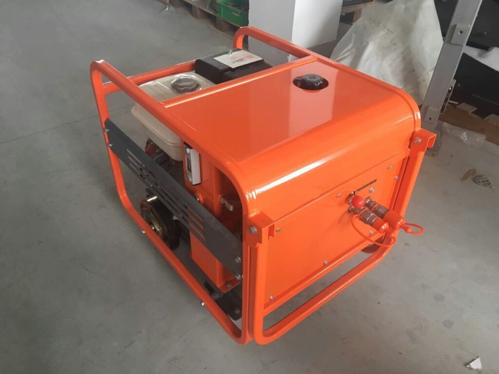 gas powered hydraulic power pack